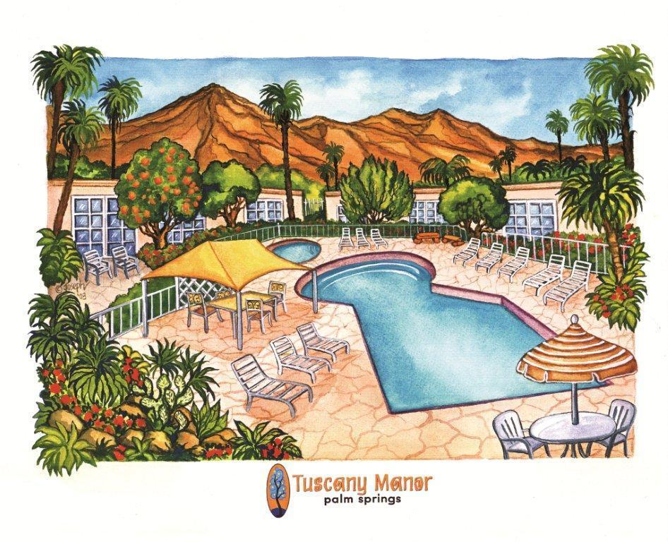 Tuscany Manor Палм-Спрингс Экстерьер фото